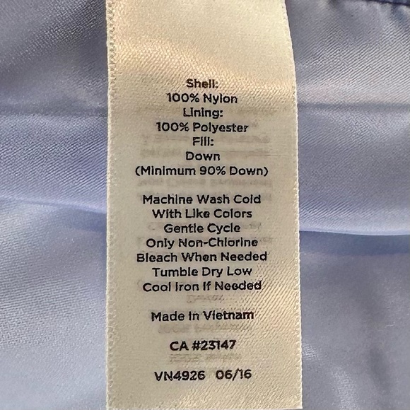 NWT Talbots Sky Blue Quilted Down Vest Plus Size 1X - Picture 11 of 14